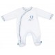 Pyjama 3 mois blanc-bleu Lazare