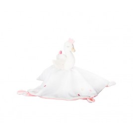 Doudou mouchoir Baby Swan