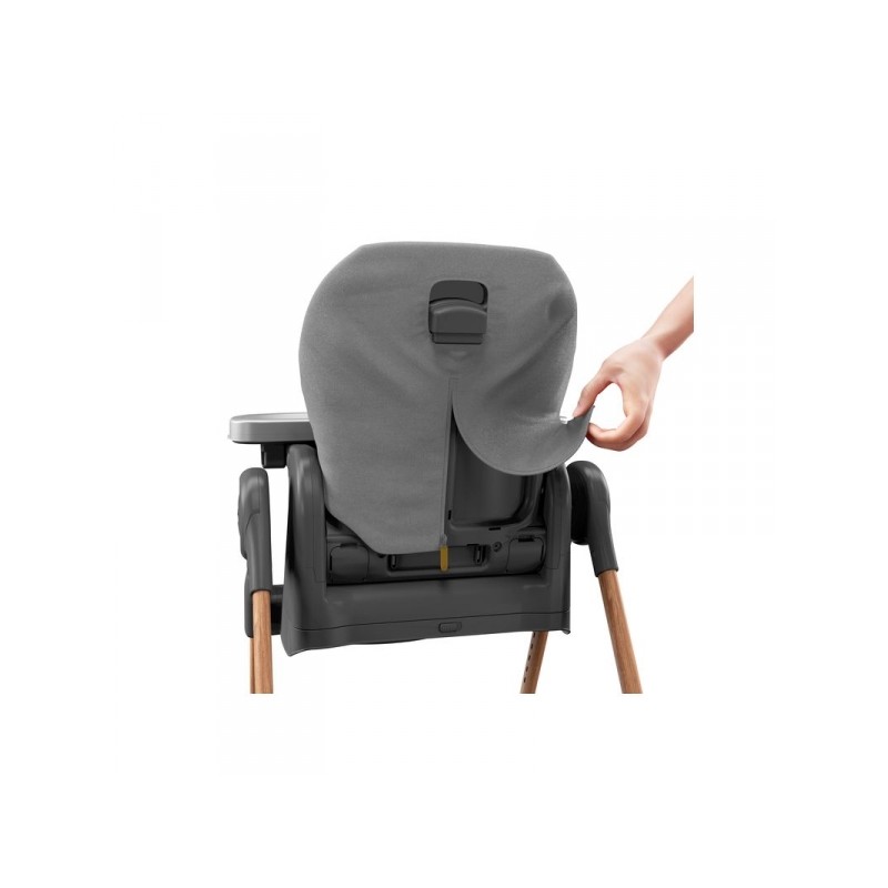 Chaise haute MINLA essential grey - Bébé Roi